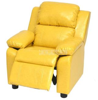 New Lying/Sitting Children Sofa Ergonomic Baby Kids Lazy Sofa Chair With Footrest Clothing/PU Leather Soft Sponge Filler