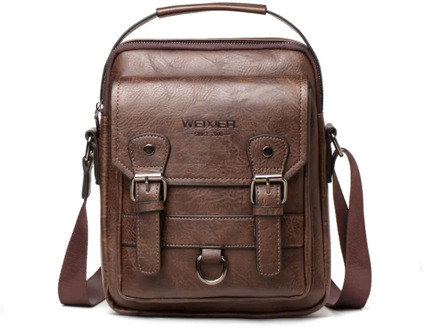 New Man's Crossbody Shoulder Bag Multi-function Men Handbags Large Capacity Split Leather Bag For Man Messenger Bags Tote Bag