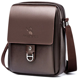 New Men Crossbody Bag Shoulder Bags Functional Men Handbags Large Capacity PU Leather Bag For Male Messenger Bags Tote Bag