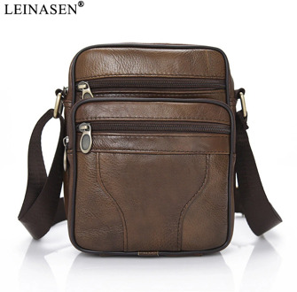New Men messenger bags luxury genuine leather men bag designer high quality shoulder bag casual zipper office bags for men