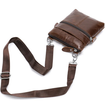 New Men's Messenger Bag Genuine Leather Vintage Man Leather Shoulder Bag Small Luxury Crossbody Bag For Mens Men Leather Bag