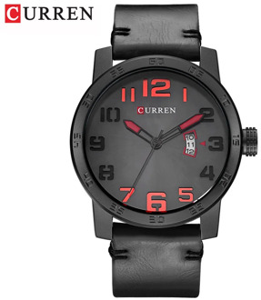 New Men Watches CURREN Fashion Sports Wristwatch Casual Business Quartz Calendar Male Clock Leather Strap relogio masculino
