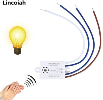 New Module 220V Detector Sound Voice Sensor Intelligent Auto On Off Light Switch