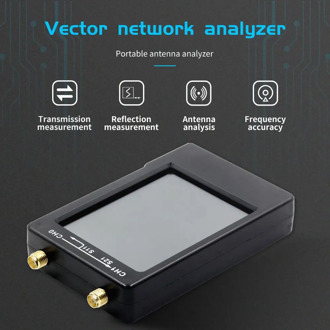 New NanoVNA-H 50KHz~1.5GHz VNA 2.8inch LCDHF VHF UHF UV Vector Network Analyzer Antenna Analyzer 50MAh Battery Antenna Analyzer