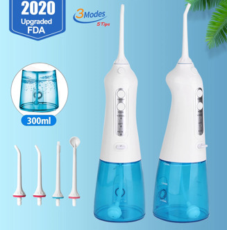 NEW Oral Irrigador Dental USB Rechargeable 5 Jet 300ml Water Floss Portable Dental Water Flosser Irrigation Teeth Cleaner