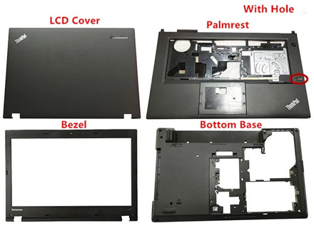 New Original For Lenovo Thinkpad L440 LCD Rear Top Lid Back Cover / Bezel /Palmrest W/Fingerprint /Bottom Base 04X4804 04X4815