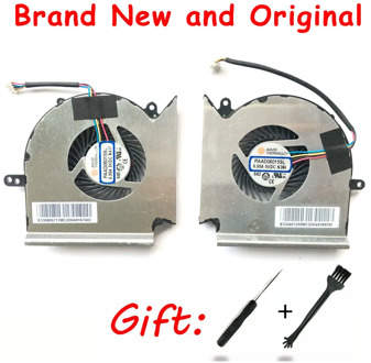 New Original Laptop CPU/GPU Fan for MSI GE63 GE63VR MS-16P1 GP73 GE73 GL73 GE73VR MS-17C1 16P5 16P7 PAAD06015SL-N383 N417 N384