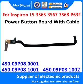 New original Power Button Board With Cable For Dell Inspiron 15 3565 3567 3568 P63F 450.09P08.0001 450.09P08.1001 450.09P08.1002