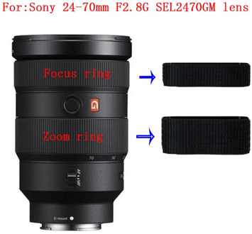 New original Zoom and Focus grip Rubber Ring repair parts For Sony FE 24-70mm F2.8 GM SEL2470GM Lens