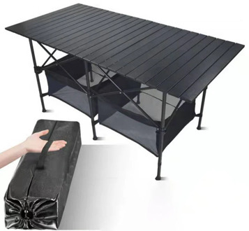 New Outdoor Folding Table Chair Camping Aluminium Alloy BBQ Picnic Table Waterproof Durable Folding Table Desk