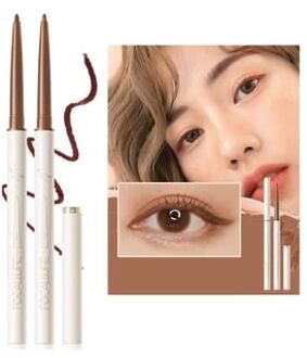 New Perfectly Defined Gel Eyeliner - 3 Colors #F04 Red Brown