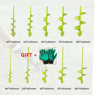 New Planter Garden Alloy Auger Spiral Drill Bit Flower Planting Hole Digger Drill Bit Yard Gardening Planting Hole Digger Tool
