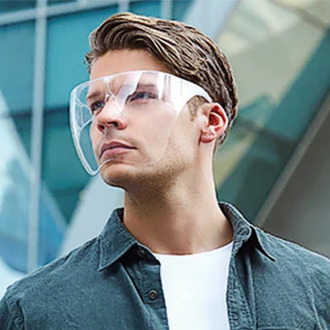 NEW Professional Anti-spray Face Shield Protective Face Cover Transparent Face Cover Polycarbonate lens Outdoor Use anti fog