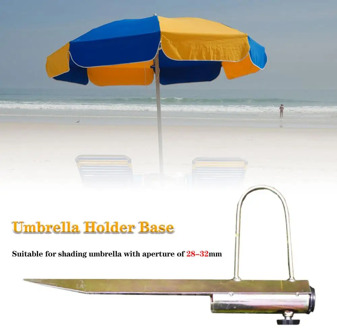 New Protable Sun Beach Umbrella sombrilla playa Stand Spike Fishing Parasol Ground Anchor Holder