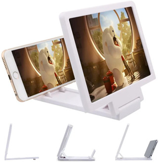 NEW Quality Mobile Phone 3D Screen Video Magnifier Folding Curved Enlarged Smartphone Movie Amplifying Projector Stand Bracket