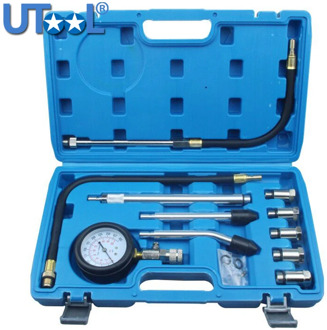 New Rapid Connected Petrol Gas Engine Cylinder Compressor Gauge Meter Test Pressure Compression Tester Leakage Diagnostic