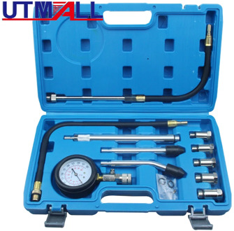 New Rapid Connected Petrol Gas Engine Cylinder Compressor Gauge Meter Test Pressure Compression Tester Leakage Diagnostic