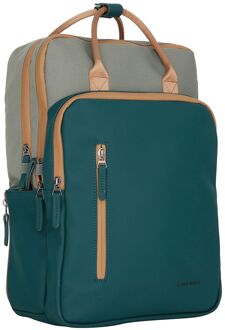 New Rebels Ferron Laptop Rugzak - 15.6" laptopvak - petrol Blauw - H 44 x B 28 x D 16 cm