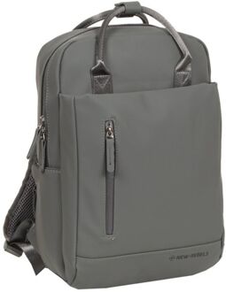 New Rebels Harper Laptop Backpack 13.3" antracite Grijs - H 38 x B 28 x D 8 cm