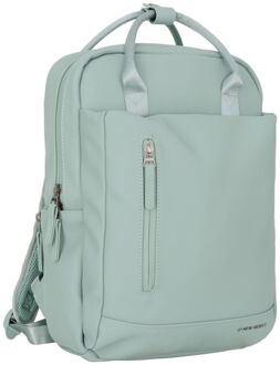New Rebels Harper Laptop Backpack 13.3" salie green Groen - H 38 x B 28 x D 8 cm