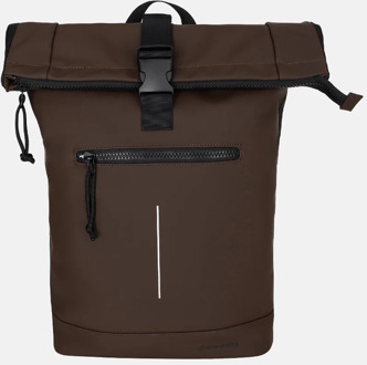 New Rebels Mart laptop rugzak 15 inch donkerbruin