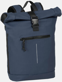 New Rebels Mart laptop rugzak 15 inch navy Donkerblauw