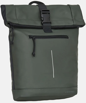 New Rebels Mart laptoprugzak 15 inch night dark green Groen - No Size