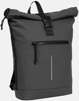 New Rebels Mart - Waterproof Rolltop Laptop Rugzak - 15,6 inch - Zwart
