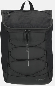 New Rebels Trondheim rugzak 15 inch zwart