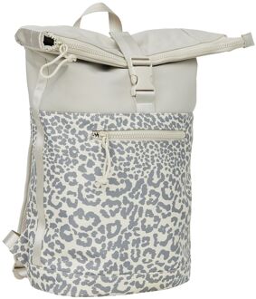 New Rebels Urban Leopard Rolltop Laptop Rugzak - 15.6" laptopvak - beige - H 53 x B 30 x D 13 cm