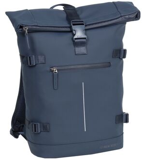 New Rebels William Laptop Rugzak - 15.6" laptopvak - blauw - H 53 x B 28 x D 13 cm