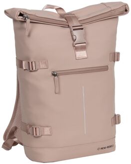 New Rebels William Laptop Rugzak - 15.6" laptopvak - old pink Roze - H 53 x B 28 x D 13 cm