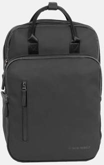 New Rebels William rugzak 15.6 inch black Zwart