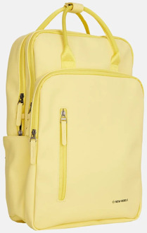 New Rebels William rugzak 15.6 inch butter yellow Geel - No Size