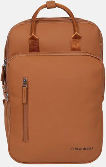 New Rebels William rugzak 15.6 inch cognac