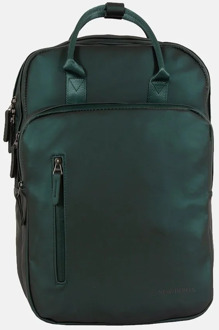 New Rebels William rugzak 15.6 inch metallic green Donkergroen