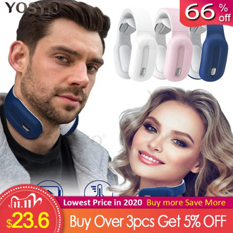 New Remote Smart Neck Shoulder EMS Muscle Massager Trainer Relaxation Electric Pain Relief ToolCervical Vertebra Physiotherapy