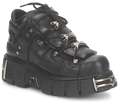 New Rock Nette schoenen New Rock EVIL" Zwart - 36,37,38,39,40,41,42,43,44,45,46,47