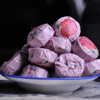 New Rose Compressed Mini Puer Tea Wholesale Pu'er Tea Yunnan Rose Mini Tuo Tea