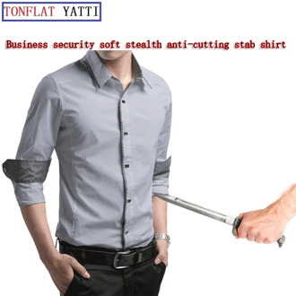 New Self Defense Business Security Stealth Body Stab-resistant Anti-cut Shirt Military Tactics Fbi Protective Clothing 6 Color