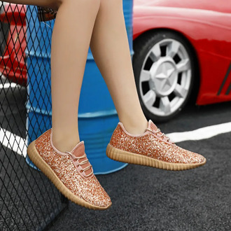 New sequins women shoes Women's Vulcanize Shoes womens Sneakers Lace up Student Shoes women Hot Sale Flats Shoes Chaussure Homme