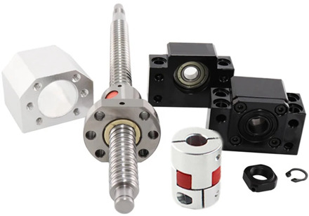 NEW SFU1605 set : SFU1605 rolled screw C7 with end machined + 1605 ball nut + nut housing+BK/BF12 end support + coupler RM1605