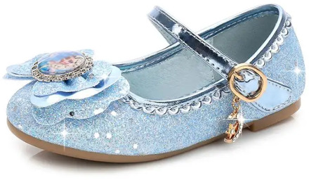 New Spring Summer fashion Princess Girls leather shoes children Party Cartoon shoes toddler elsa flat shoes