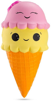 New Squishy Kawaii Ice Cream Slow Rising Gags Practical Jokes Toy Squish Antistress Kawaii Squishies Squeeze Food Wholesale