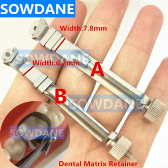 New Stainless Steel Restorative Tool Universal Matrix Bands Retainer Dental Posterior Orthodontic Material Dentist Instrument