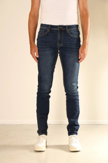 New-Star Lincoln heren tapered-fit jeans dark stonewash Blauw - 30-34