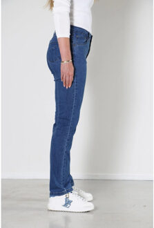 New-Star Memphis dames regular-fit jeans stonewash Blauw - 36-30