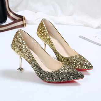 New Stiletto Women Pumps Women Shoes Mouth Single Shoes Ladies High Heels Roman Womens Shoes Shallow Pointed High Heels