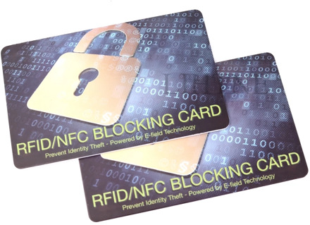 New style Anti Theft Credit Card Shield Rfid Protector Shield PVC Card Prevent Unauthorized Scanning Not Card Sleeve
