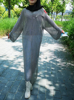 New style light height Cut Resistance Butcher Chainmail Shirts tunic factory meat processing suit of chainmail protective suits